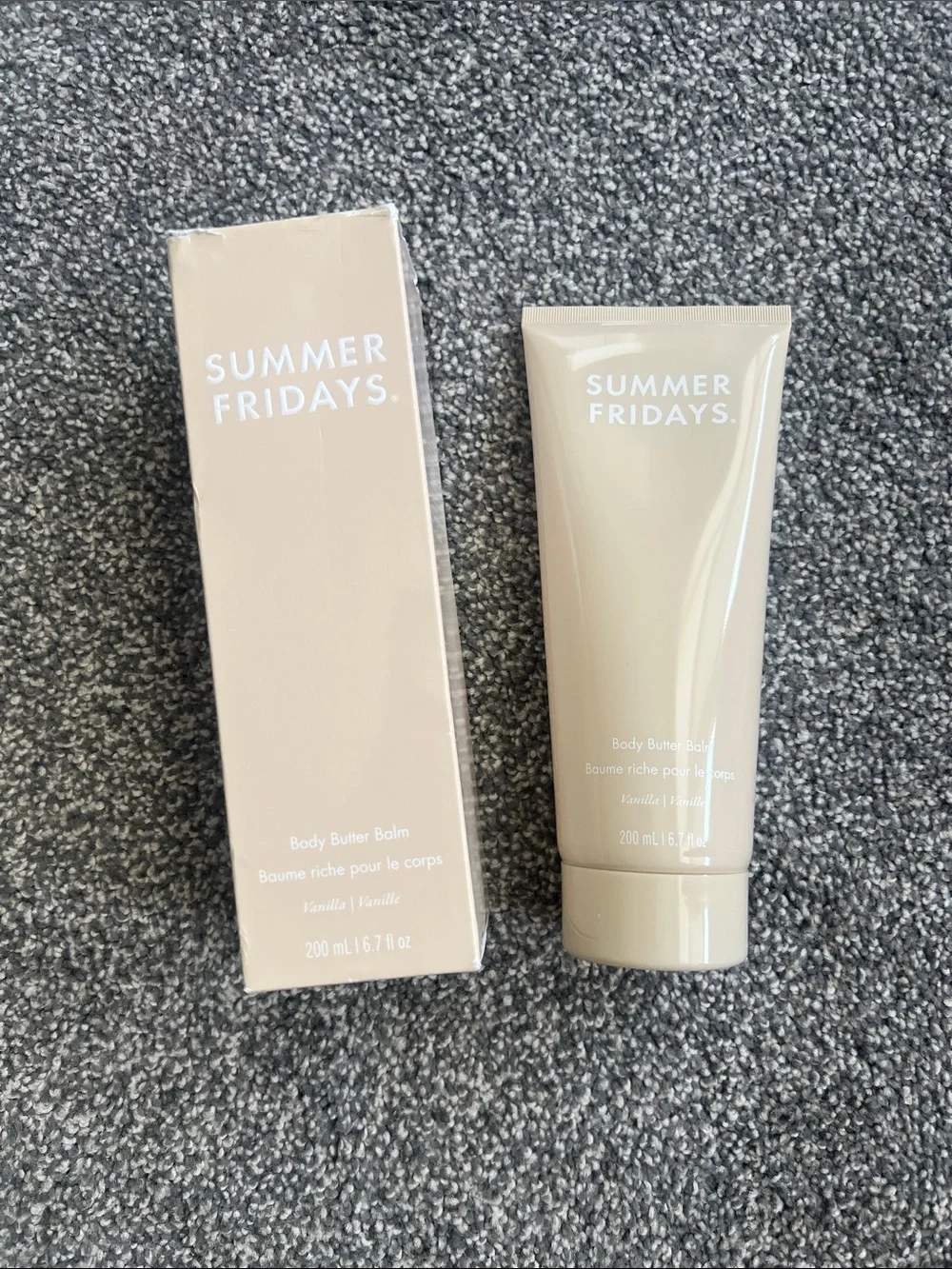 Summer Fridays Vanilla Butter Balm – Brand New 200 mL 🤍✨